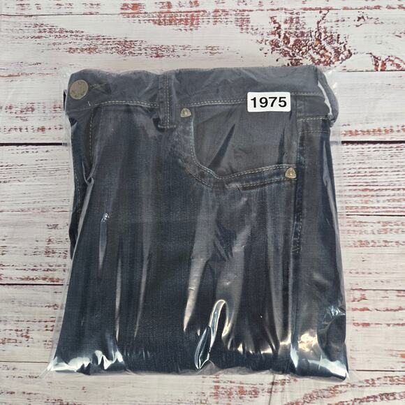 Kut From the Kloth Natalie High Rise Bootcut Jeans Sz 16 Dark Wash Flap Pockets - Picture 11 of 11